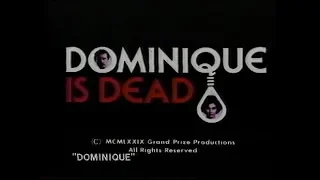Dominique Is Dead 1978 - Trailer