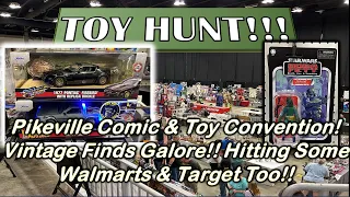 Toy Hunt!! Vintage Hunt @ Pikeville Comic & Toy Convention!! Also Searching  Walmart & Target!!