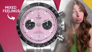 Tudor Watches Pink Black Bay Chrono... I Have Strong Thoughts