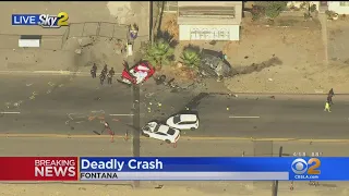 2 Killed In Fontana Crash; Police Say Speed May Be A Factor