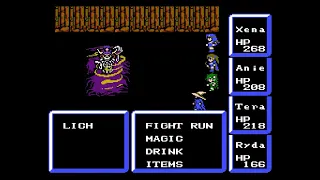 Manall's Final Fantasy 1 (NES ROM Hack) - Part 6: Lich The Earth Fiend