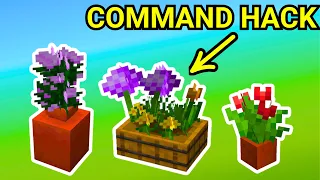 How To Make BETTER FLOWERS in Vanilla Minecraft