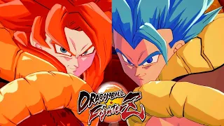 Gogeta (SS4) vs Gogeta (SSGSS) Dramatic Finish 4K 60FPS (ENG + JAP) Dragon Ball FighterZ DLC