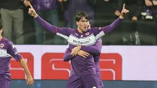 Vlahovic goal vs Genoa | Fiorentina vs Genoa highlights