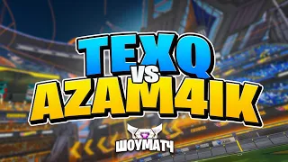 TeXQ (SSL) vs Azam4ik (SSL) - Нереальные МЕХАНИКИ! 1v1 ШОУМАТЧ | Рокет лига | Rocket League