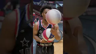 Learn how to TWO BALL SPIN! | Harlem Globetrotters