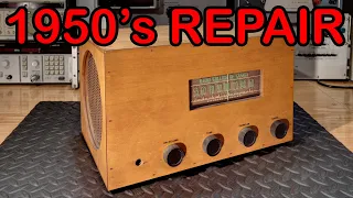 Troubleshoot And Repair Electronics - 1950's Radio Receiver!