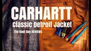 CARHARTT DUCK DETROIT JACKET | #J001 | The Boot Guy Reviews