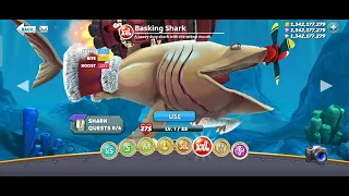 Basking Shark (Kora) Fully upgraded / Hungry Shark World Gameplay / Android