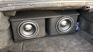 2000 Cadillac Deville 2 Skar SDR-10’s, Skar RP-1200.1