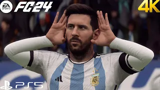 Ea Sports FC 24 - Argentina vs France | PS5 Gameplay | 4K60
