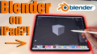 Use Your iPad as a Drawing Tablet For Any PC! - ( Blender On iPad )