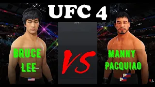 Bruce Lee vs. Manny Pacquiao - EA sports UFC 4 - CPU vs CPU