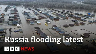 Russia flood: Thousands evacuated from homes as Ural river water levels continue to rise | BBC News