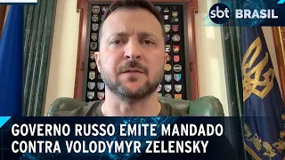 Rússia emite mandado de busca contra presidente ucraniano | SBT Brasil (04/05/24)