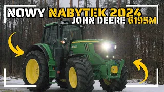 ☆NOWY NABYTEK 2024☆JOHN DEERE 6195M☆NAJWIĘKSZY WE WSI☆ [TheRol Team 2024]