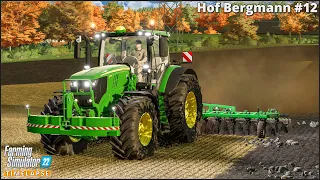 #FarmingSimulator22🔸Harvesting Corn. Cultivating. Starting Harvesting Grapes🔸#HofBergmann Ep.12🔸4K