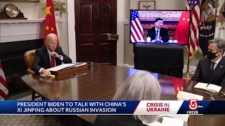 President Biden to talk with China about Ukraine