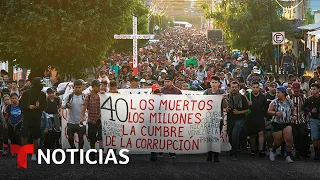 Miles de migrantes avanzan desde Chiapas rumbo a la frontera con Estados Unidos | Noticias Telemundo