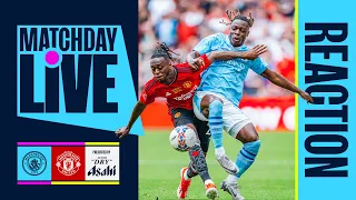 FULL TIME AT WEMBLEY - MANCHESTER CITY 1-2 MAN UTD | MATCHDAY LIVE - WEMBLEY