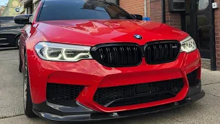 Bmw M5 F90 Tuned - Insane Accelerate Exhaust sound, Burnout