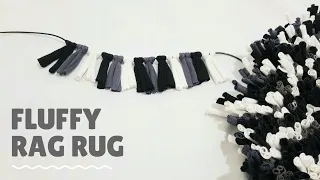 DIY Round Fluffy Rag Rug