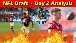 Fantasy Football Rookie Draft notes from NFL Draft Day 2 #fantasyfootballdynasty #fantasyfootball