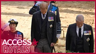 Why Prince Harry & Prince Andrew Didn't Salute Queen's Coffin