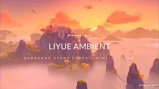 Huaguang Stone Forest Liyue Ambience Background Music Meditation Sound (50 Min) | Genshin Impact