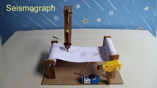 How To Make Seismograph || Seismograph Working Model || School Project