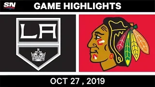 NHL Highlights | Kings vs. Blackhawks – Oct. 27, 2019