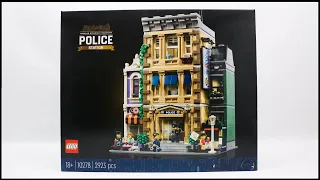 LEGO Creator Expert 10278 Police Station Speed Build Review