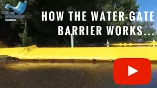 WATER-GATE BARRIER | HOW IT WORKS |Temporary Flood Barrier | Flood Protection Solutions