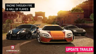 Asphalt 9 - Racing Through Fire & Hall of Flames Season Trailer