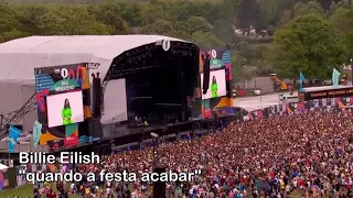 Billie Eilish when the party's over Live tradução