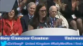 Maura Tierney's speech at the Rally for Medical Research (April 8th. 2013)