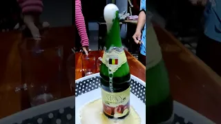 How | Open May Wine Sparkling Juice Bottle #Shorts