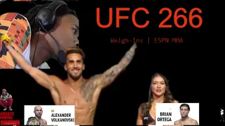 UFC 266 Weigh-in | LIVE