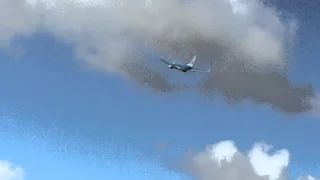 KLM 737-700 Departure from Newcastle