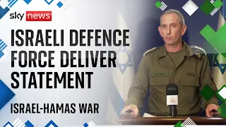 Watch: IDF delivers Statement