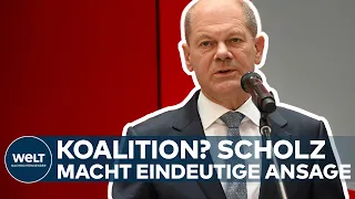 WAHL 2021: Koalition? SPD-Kanzlerkandidat Olaf Scholz macht eine eindeutige Ansage