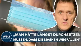 CORONA: Klare Ansage! "Wer jetzt noch die Maskenpflicht will, hat sich die Zahlen nicht angeschaut“