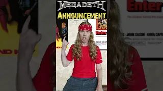 Huge MEGADETH New Bassist Announcement #shorts