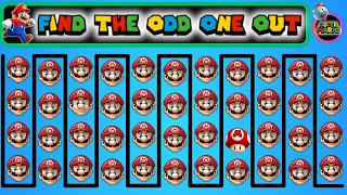 Find the ODD One Out | 🍄🎮 Super Mario Edition 🕹️🍄 | 30 Epic Levels