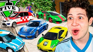 ROBANDO COCHES de FUTBOLISTAS en GTA 5! 🚘⚽️ (Mods)