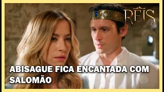 Abisague fica encantada com Salomão | NOVELA REIS