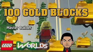 LET'S PLAY LEGO WORLDS: 100 GOLD BLOCKS