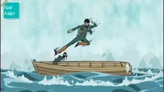 Rock Lee vs Might Guy - Ultimate Seasick Drunken Fist Mode!