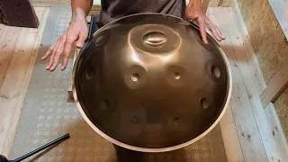 Demo Of Yishama Pantam - C3 Harmonic minor / G Hijaz 19 (Handpan)