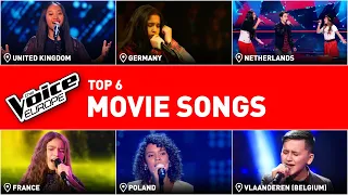 The most BEAUTIFUL MOVIE SOUNDTRACKS in The Voice Kids! 😍| TOP 6